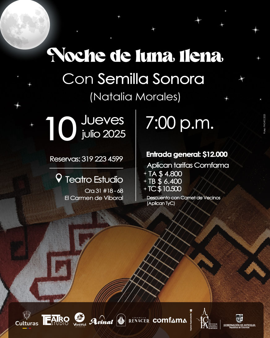 concierto de luna llena en teatro estudio